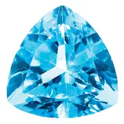 Gemstone Swiss Blue Topaz Aa Quality 9mm Trillion