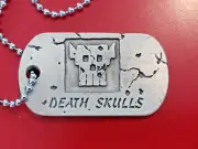 Ork Death Skulls Dog Tag-OOP-Metal 'Ardwear-Battlegear-Bulldog-Warhammer 40k