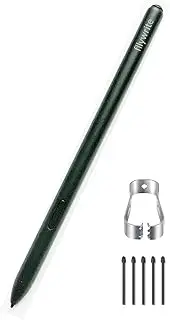 Magnetic EMR Stylus for Remarkable 2 Pen with Eraser, Digital Replacement Pen for Remarkable 2 Marker Plus/Kindle-Scribe Stylus, 4096 Pressure Sensitivity with 5 Pen Tips,Nibs (Pen with Eraser-Black)