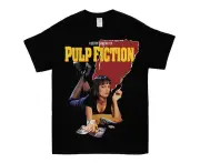 Pulp Fiction 90S Vintage T shirt - Black