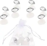16pcs Toenail Pedicure Spacer Toes Separator Separatosr for Practical Divider Use Ornaments Crystal Finger Separators Women Nail Stretcher Diamond Toe Girl (Style 1, One Size)