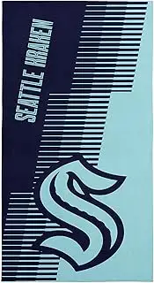 Northwest Seattle Kraken NHL Progression Jacquard Beach Towel 36 x 72 Inches