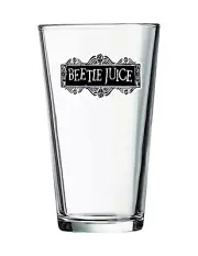 Halloween - Beetlejuice - 16oz Pint Can Beer Glass Barware Seltzer Cocktail 23-2