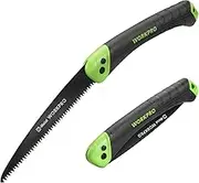 WORKPRO Pruning Saws 180mm, Hand Saws with Safety Lock, Folding Saw with Triple Tooth Cut, Ideel for Garden, Camping, Tree Trimming and More