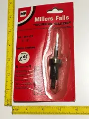 Millers Falls Screwmate Adj. Boatbuilder NOS Countersink Drill Bit 11 12 14