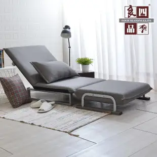 【四季良品】時空灰單人沙發床/椅(台灣製造)