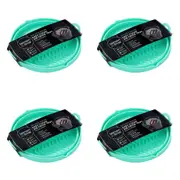 4x Lemon & Lime Silicone Collapsible Air Fryer Baking Tray Round 19.5cm Assorted