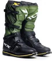 TCX X-Blast 2023 Motocross Boots, black-green-yellow, Size 39 for Men Black Green Yellow