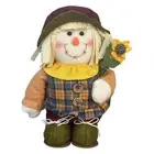 Standing Scarecrow Doll Holding Sunflower Scarecrow Stuffed Toy Fall Decor