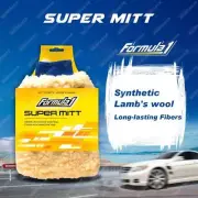 Formula 1 Super Wash Mitt Synthetic Lamb's Wool 7.38¡åx1.5¡åx11.5¡å 18.7x3.8x29.