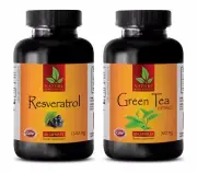 Antioxidant and immunity - RESVERATROL – EXTRACT GREEN TEA COMBO - green tea