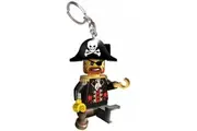 Lego Kids Children Captain Brickbeard Key Light Minifigure Keychain Keyring 6y+