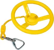 ZUNOXAZ Steering Wheel Swing Ring Ergonomic Non Slip Design for Indoor and Outdoor Fitness Lightweight and for Pull Up Training and Fun Playsets