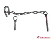 Farm Gate Fitting - Drop Latch & Chain Screw in Bolt on Chain Gate Latch GL03