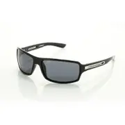 Carve Greed Sunglasses Gloss Black & Grey Polarised