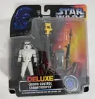 1996 Kenner Star Wars Power Of The Force Deluxe CROWD CONTROL STORMTROOPER