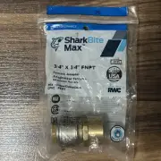 SharkBite Max 3/4" x 3/4" FNPT Female Adapter Connector 200 psi Iron UR088A