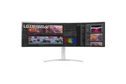 LG 49WQ95C-W 49" Curved UltraWide DQHD Nano IPS Monitor, NVIDIA G-SYNC Compatible & AMD FreeSync Premium Pro