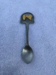 GETTYSBURG CANNON COLLECTIBLE PEWTER SPOON MADE IN U.S.A. 3 3/4 "