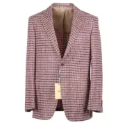 Canali 'Kei' Slim-Fit Soft Woven Flannel Wool Sport Coat 42R (Eu 52) NWT
