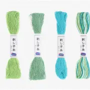 Olympus Spring Blossom Sashiko Thread Bundle - Vibrant 20m Skeins (51-06-07-17)