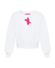Canada Goose X Paola Pivi Muskoka Cropped Sweatshirt XS white