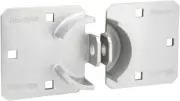 Master Lock Solid Steel Hasp Model 770 for A2010, Outdoor Use, Zinc Finish