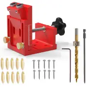Woodworking Hole Puncher Adjustable Oblique Hole Locator with Metric and Imperial Calibration Aluminum Alloy Cabinet Pla