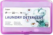 Laundry Detergent Sheets,Travel Laundry Detergent,NO-LEAK Laundry Soap,Liquidless Laundry Sheets,32 Loads,Fresh Scent,Great for College,Camping,Laundromat,HE Machines,Hand Wash