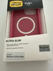 OtterBox Vue+ Series Case Ultra Slim Apple iPhone 15 Pro Max 'Haute Pink' Color