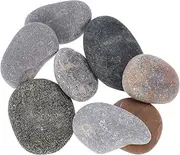 NAMOARLY DIY Polishing Pebbles 8pcs Children's Drawing Painted Stones Hand-Painted Rocks 3-5cm Creative Art Projects