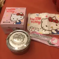 在飛比找蝦皮購物優惠-Hello Kitty不鏽鋼便當盒組合