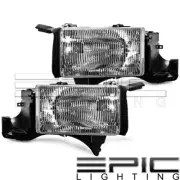 Left Right Pair Head Lights for 1994-2002 DODGE RAM 1500 2500 3500 PICKUP