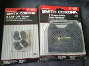 Smith Corona Correctable Film Ribbons 2pk & 2pk Lift Off Tapes VTG Typewriter