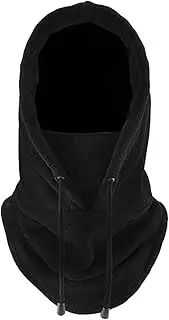 [dinghaole] Balaclava Face Mask, Windproof Full Face Mask, Balaclava, Ski Mask, Windproof Motorcycle Masks, Neck Warmer, Balaclava, Face Hood for Bicycle, Motorcycle, Outdoor, Sports, Unisex, black, One