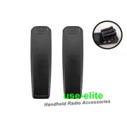 2x MB133 Belt Clip for IC-F1000 F2000 F1100D F2100D F3400D F7010 F7020 Radio