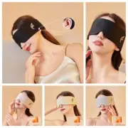 Portable Soundproof Earmuffs Travel Sleeping Eye Mask Relieve Fatigue Sleep