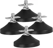 GLSTOY 4pcs Adjustable Skid Leveling Feet for Foosball Table Swivel Furniture Feet Easy Installation Height Adjustable Levelers for Desk and Cabinet Stability