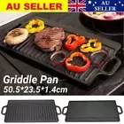Non-Stick Griddle Pan Plate Grill Pan BBQ Cooking 50cm For Gas /Induction cooker