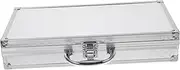 [ibasenice] Pilots Case Box Suitcase Aluminum Case Brief Case Small Briefcase Hard Briefcases for Men Aluminum Briefcase Aluminum Carrying Case Portable Workstation Briefcase Money Briefcase