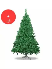 7ft Premium Artificial Christmas Tree Stand Pine Tree With 1000 PVC Branch Tips