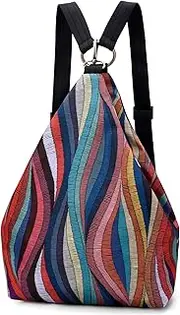 [BlackButterfly] Black Butterfly Premium Backpack for Women, Bohemia Style Casual Daypack Backpack, Fashion, Light and Small, 0050-multicolor, Small, Bohemian