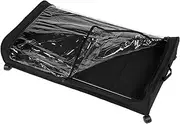 NOLITOY Under Bed Storage Rack Wheels Clothes Shoe Bedroom Storage Dresser Storage Container Clothing Linen Bathroom Utility Cart Wardrobe Laundry Rack Containers Plastic Black