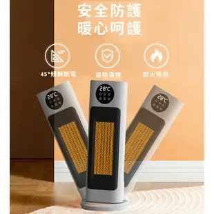 【台灣現貨/靜音送風】110V PTC陶瓷電暖器 電暖器 暖風機 取暖器 電暖爐 暖氣 暖爐 搖頭+1-9H定時 3秒速熱