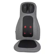 Zyle ZY12MS Gray & Black Neck & Full Back Relaxing Pain Relief Chair Massager