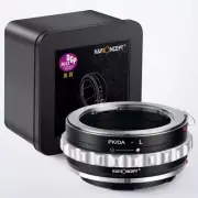 K&F Concept Manual Lens Mount Adapter for Pentax K(PK/DA) Lens to L Mount Camera