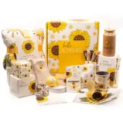 The Love Crate Co Sunflower Gifts for Women, 15pc Gift Box for Birthdays, Get...