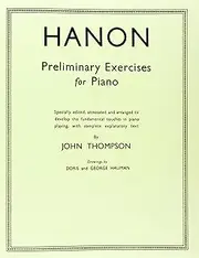 Willis Music Hanon Preliminary Exercises for Piano Music Book