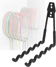 Tennis Racket Storage Rack,Tennis Racket Storage Rack, Wall-Mount Table Tennis Paddle Display Rack Hold 6,Badminton Racket Organizer Load-Bearing 25kg, for Badminton Rackets Tennis Rackets T