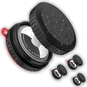 DEERLET [4 Pack] IPX8 Waterproof Airtag Holder, Airtag Case with Ultra Adhesive Sticker, Air tag Holder Sticker Mount Hidden for Car Bike Wallet Remote Drone Luggage, Compatible Apple Airtags.
